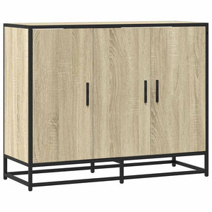 vidaXL Sideboard Sonoma Oak 94x35x76 cm Engineered Wood