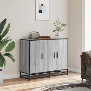 vidaXL Sideboard Grey Sonoma 94x35x76 cm Engineered Wood