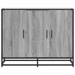 vidaXL Sideboard Grey Sonoma 94x35x76 cm Engineered Wood