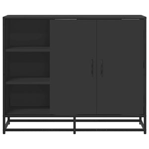 vidaXL Sideboard Black 92x35x76 cm Engineered Wood