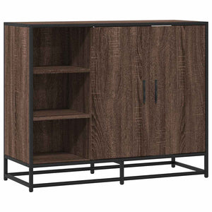 vidaXL Sideboard Brown Oak 92x35x76 cm Engineered Wood