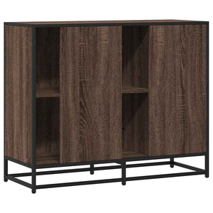 vidaXL Sideboard Brown Oak 92x35x76 cm Engineered Wood