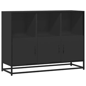 vidaXL Sideboard Black 100x35x76 cm Engineered Wood