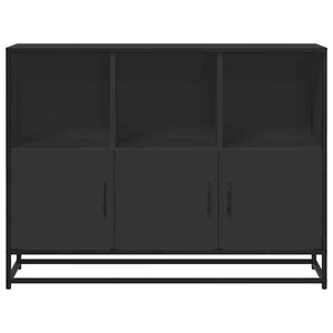 vidaXL Sideboard Black 100x35x76 cm Engineered Wood