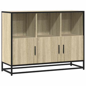 vidaXL Sideboard Sonoma Oak 100x35x76 cm Engineered Wood