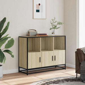 vidaXL Sideboard Sonoma Oak 100x35x76 cm Engineered Wood