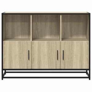 vidaXL Sideboard Sonoma Oak 100x35x76 cm Engineered Wood