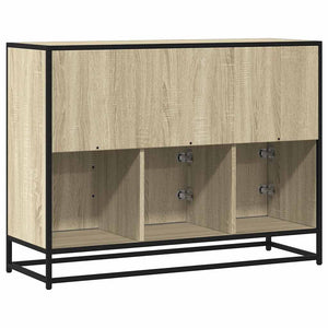 vidaXL Sideboard Sonoma Oak 100x35x76 cm Engineered Wood