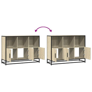 vidaXL Sideboard Sonoma Oak 100x35x76 cm Engineered Wood