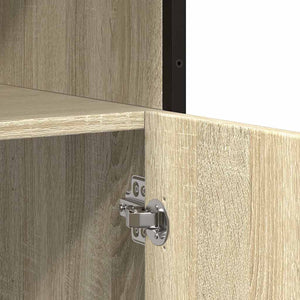 vidaXL Sideboard Sonoma Oak 100x35x76 cm Engineered Wood