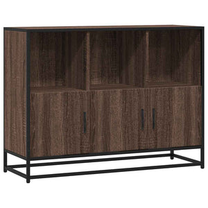 vidaXL Sideboard Brown Oak 100x35x76 cm Engineered Wood