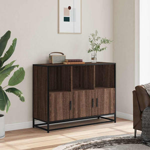 vidaXL Sideboard Brown Oak 100x35x76 cm Engineered Wood