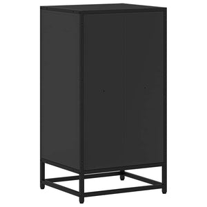 vidaXL Book Cabinet Black 40x35x76 cm Engineered Wood