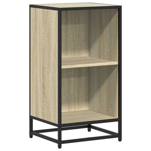 vidaXL Book Cabinet Sonoma Oak 40x35x76 cm Engineered Wood