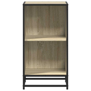 vidaXL Book Cabinet Sonoma Oak 40x35x76 cm Engineered Wood