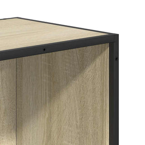 vidaXL Book Cabinet Sonoma Oak 40x35x76 cm Engineered Wood