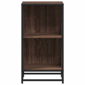 vidaXL Book Cabinet Brown Oak 40x35x76 cm Engineered Wood