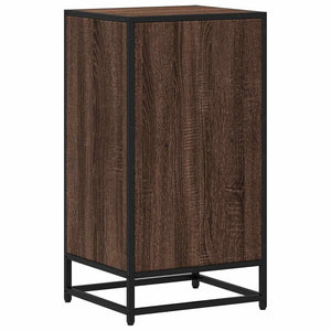 vidaXL Book Cabinet Brown Oak 40x35x76 cm Engineered Wood