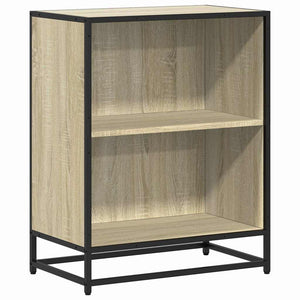 vidaXL Book Cabinet Sonoma Oak 60x35x76 cm Engineered Wood