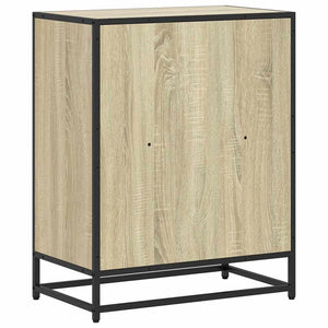 vidaXL Book Cabinet Sonoma Oak 60x35x76 cm Engineered Wood