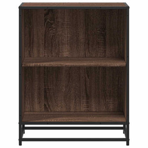 vidaXL Book Cabinet Brown Oak 60x35x76 cm Engineered Wood