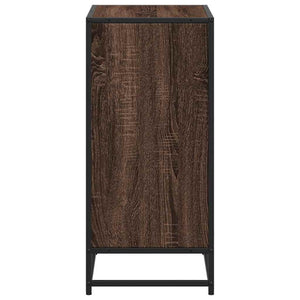 vidaXL Book Cabinet Brown Oak 60x35x76 cm Engineered Wood