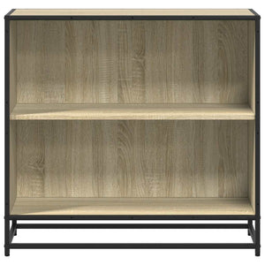 vidaXL Book Cabinet Sonoma Oak 80x35x76 cm Engineered Wood