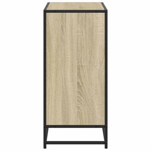 vidaXL Book Cabinet Sonoma Oak 80x35x76 cm Engineered Wood