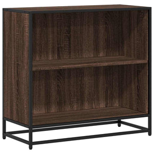 vidaXL Book Cabinet Brown Oak 80x35x76 cm Engineered Wood