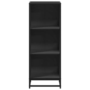 vidaXL Book Cabinet Black 40x35x107.5 cm Engineered Wood