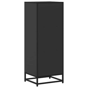 vidaXL Book Cabinet Black 40x35x107.5 cm Engineered Wood