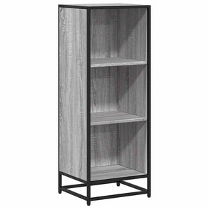 vidaXL Book Cabinet Grey Sonoma 40x35x107.5 cm Engineered Wood