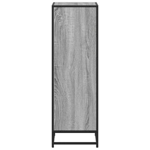 vidaXL Book Cabinet Grey Sonoma 40x35x107.5 cm Engineered Wood