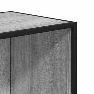 vidaXL Book Cabinet Grey Sonoma 40x35x107.5 cm Engineered Wood