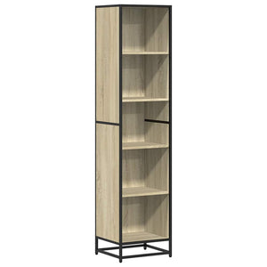 vidaXL Book Cabinet Sonoma Oak 40x35x170.5 cm Engineered Wood