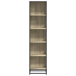 vidaXL Book Cabinet Sonoma Oak 40x35x170.5 cm Engineered Wood