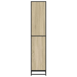 vidaXL Book Cabinet Sonoma Oak 40x35x170.5 cm Engineered Wood