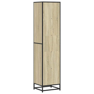 vidaXL Book Cabinet Sonoma Oak 40x35x170.5 cm Engineered Wood