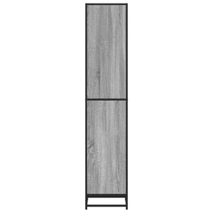 vidaXL Book Cabinet Grey Sonoma 40x35x170.5 cm Engineered Wood