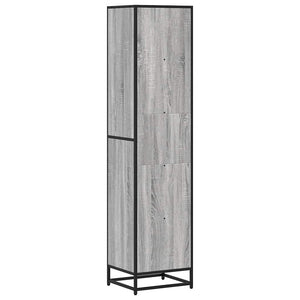 vidaXL Book Cabinet Grey Sonoma 40x35x170.5 cm Engineered Wood