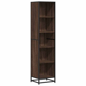 vidaXL Book Cabinet Brown Oak 40x35x170.5 cm Engineered Wood