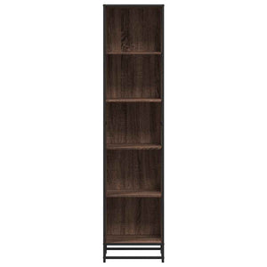 vidaXL Book Cabinet Brown Oak 40x35x170.5 cm Engineered Wood