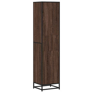 vidaXL Book Cabinet Brown Oak 40x35x170.5 cm Engineered Wood