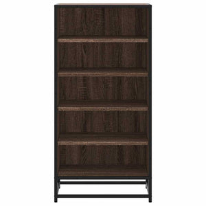 vidaXL Shoe Rack Brown Oak 48x38x97.5 cm Engineered Wood