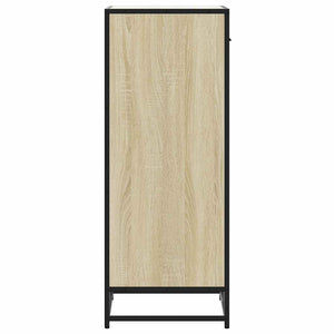 vidaXL Shoe Rack Sonoma Oak 48x38x97.5 cm Engineered Wood