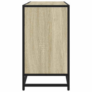 vidaXL Bathroom Sink Cabinet Sonoma Oak 65x33x60 cm Engineered Wood