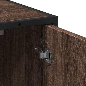 vidaXL Bathroom Sink Cabinet Brown Oak 65x33x60 cm Engineered Wood