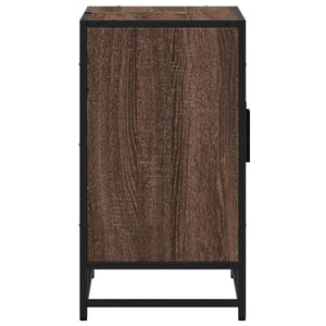 vidaXL Bathroom Sink Cabinet Brown Oak 90x33x60 cm Engineered Wood