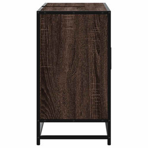 vidaXL Bathroom Sink Cabinet Brown Oak 80x33x60 cm Engineered Wood