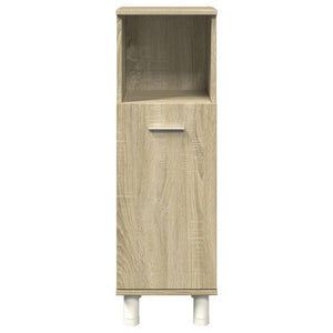 vidaXL Bathroom Cabinet Sonoma Oak 30.5x30x95 cm Engineered Wood